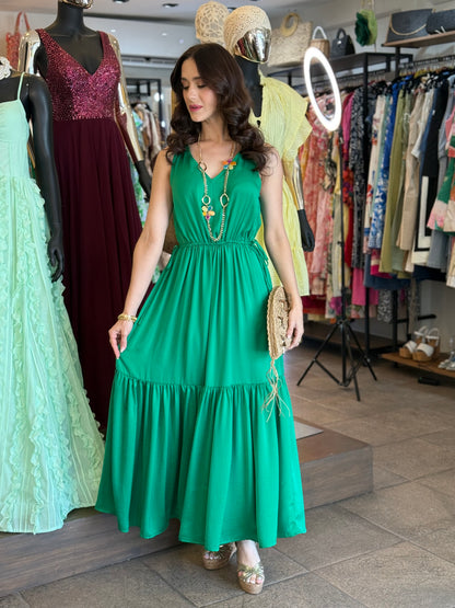 Emerald Flow Dress