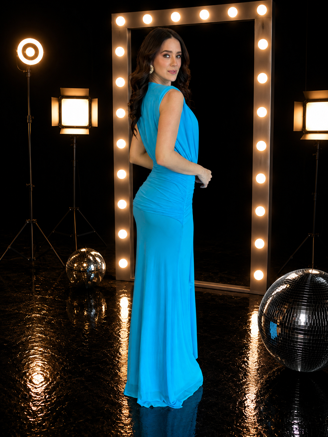 Azure Goddess Gown