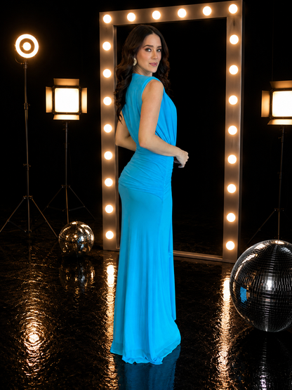 Azure Goddess Gown