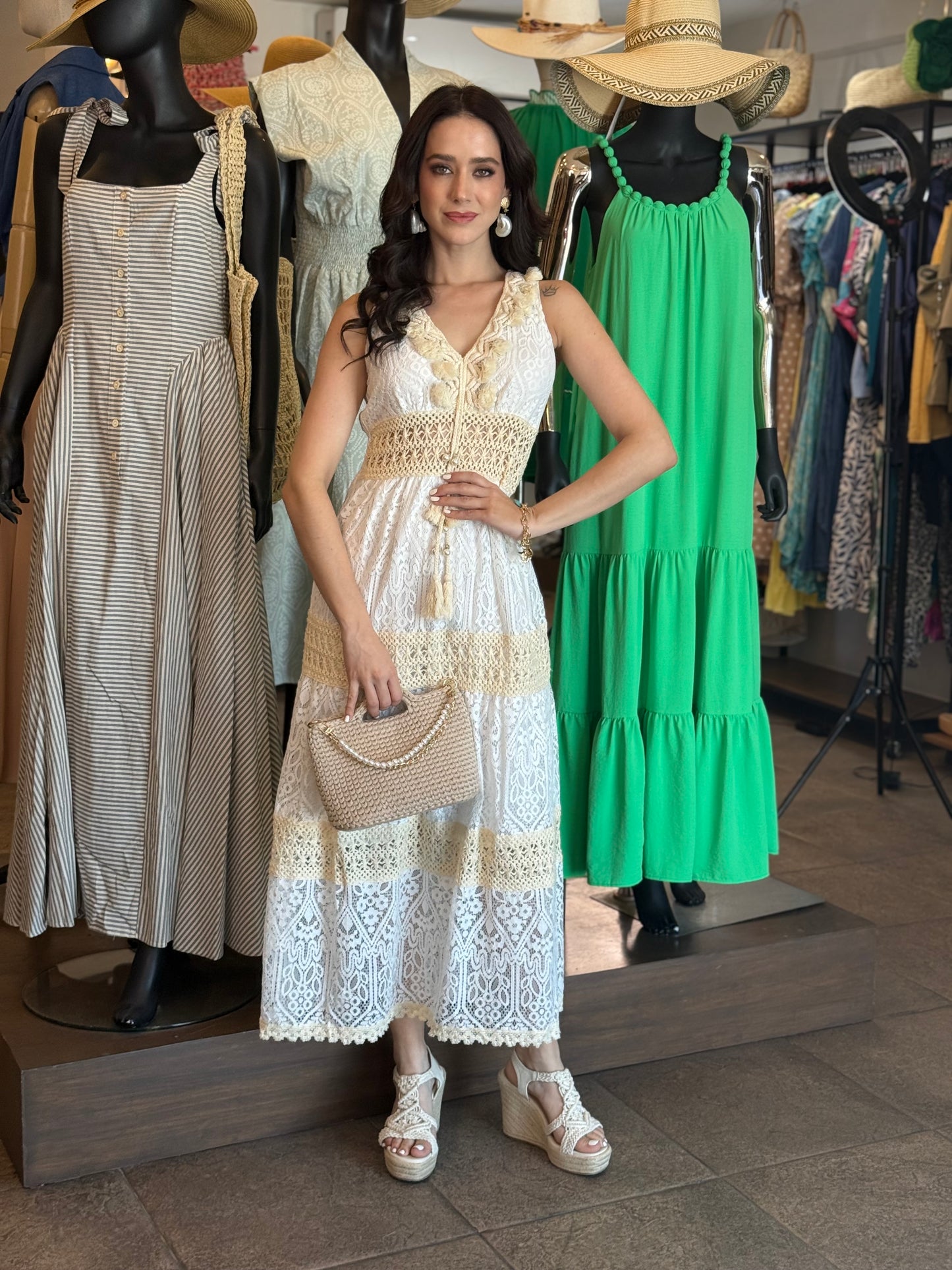 Ivory Lace Serenity Dress