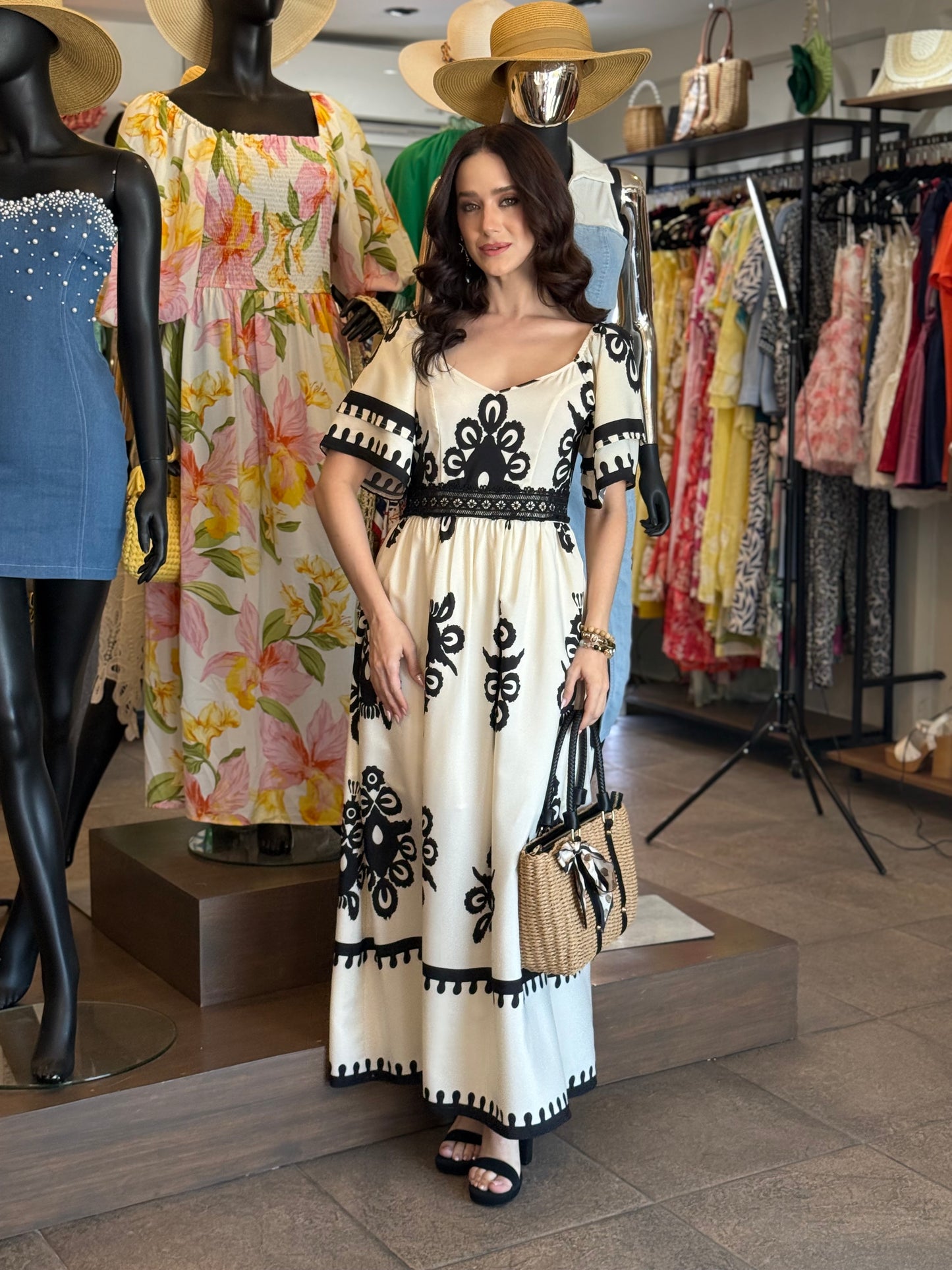Noir Santorini Dress