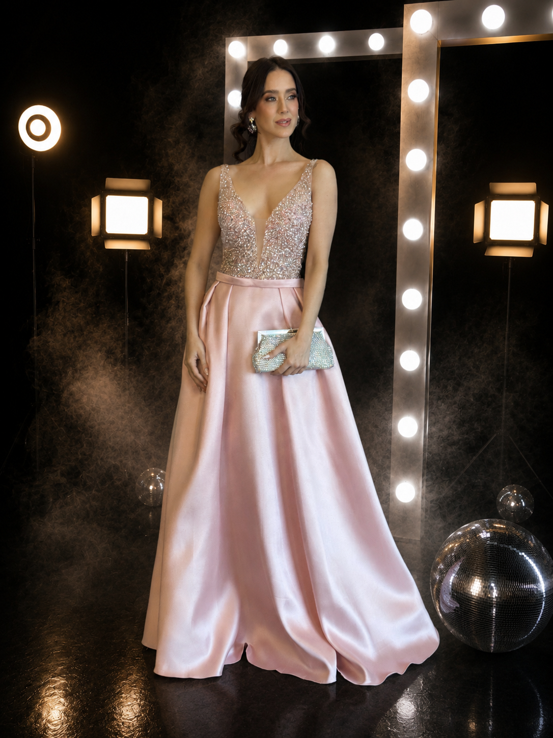 Blush Radiance Gown