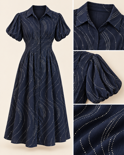 Midnight Waves Dress