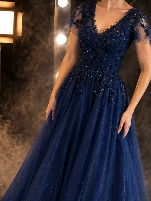 Royal Sapphire Ball Gown