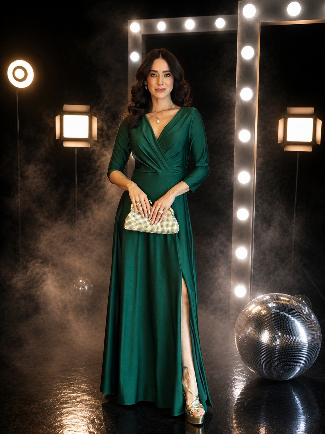 Emerald Grace Gown