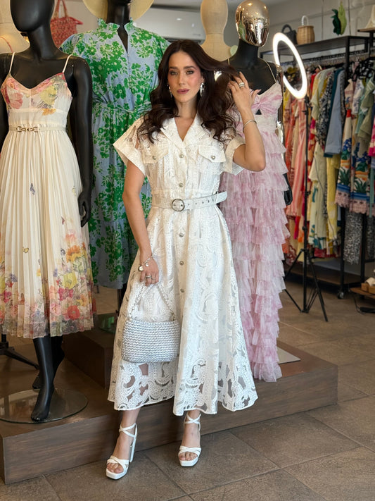 Ivory Lace Reverie Dress