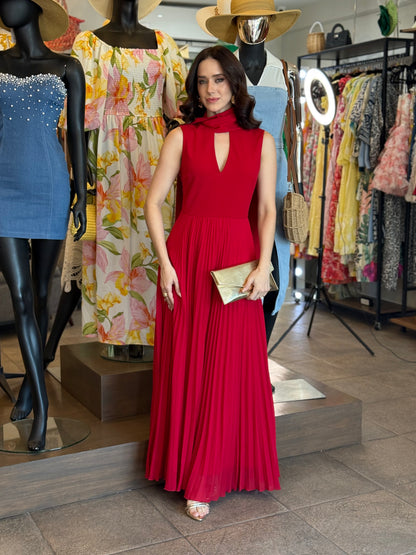 Scarlet Étoile Gown