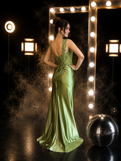 Olive Radiance Gown