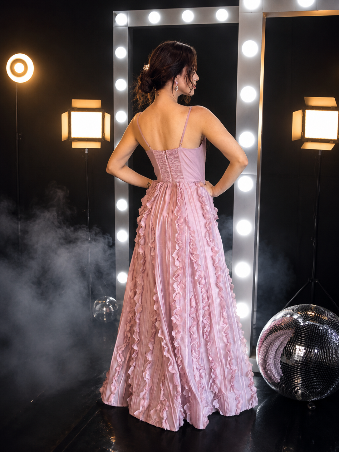 Blush Petals Gown