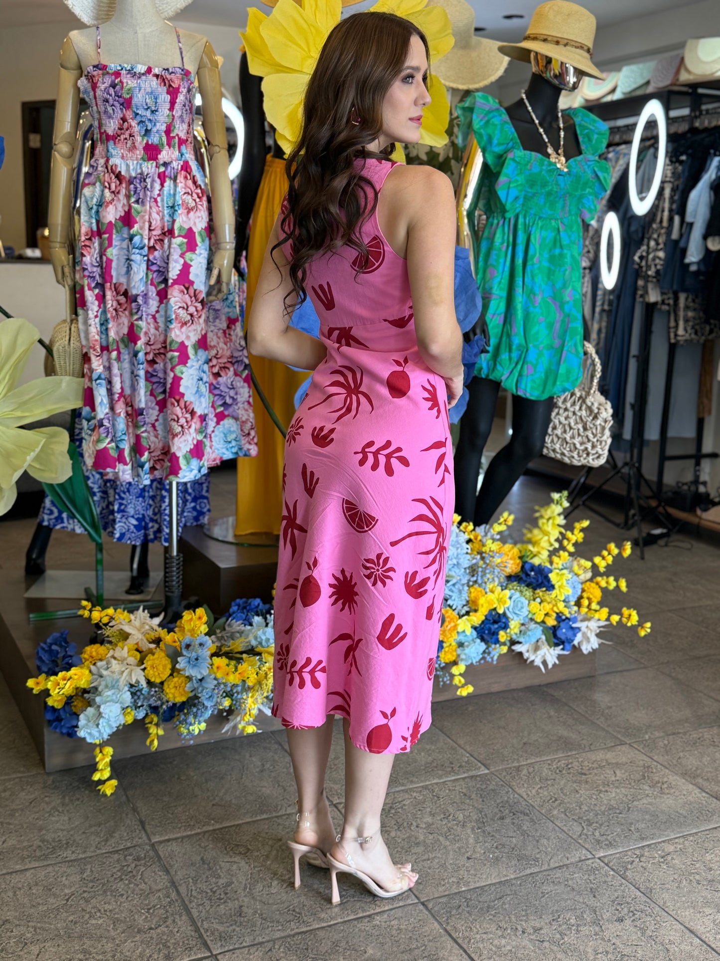 Tropical Muse Midi Dress