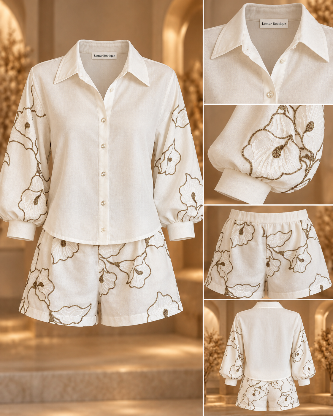 Ivory Blossom Set