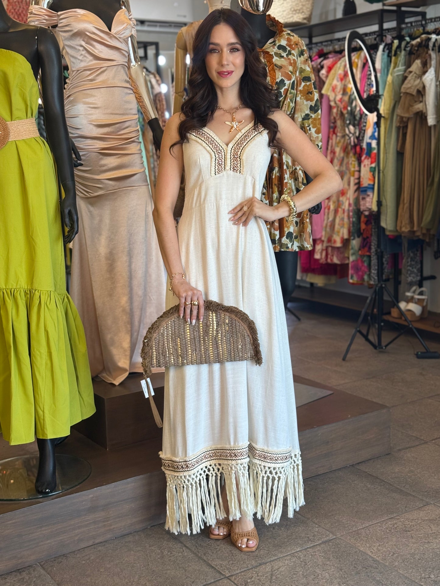 Boho Ivory Dress