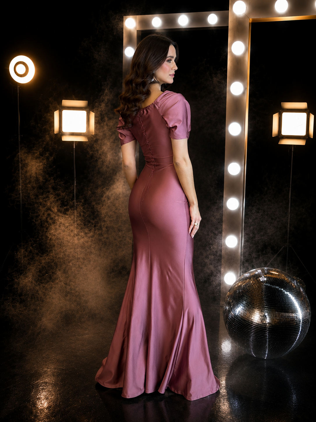 Mauve Elegance Gown