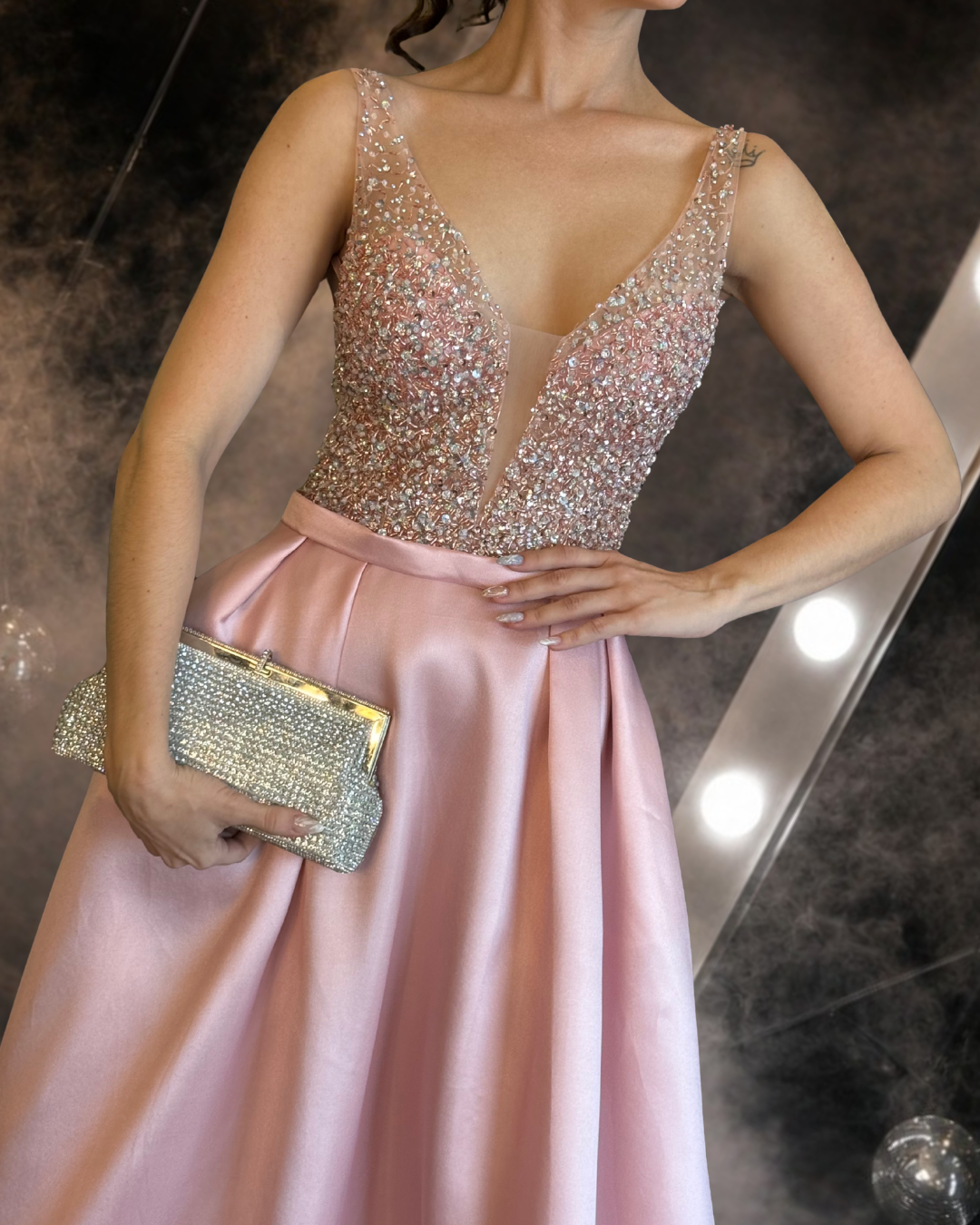 Blush Radiance Gown