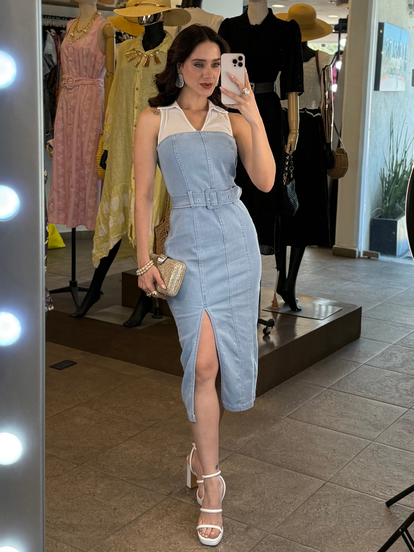 Skyline Denim Muse Dress