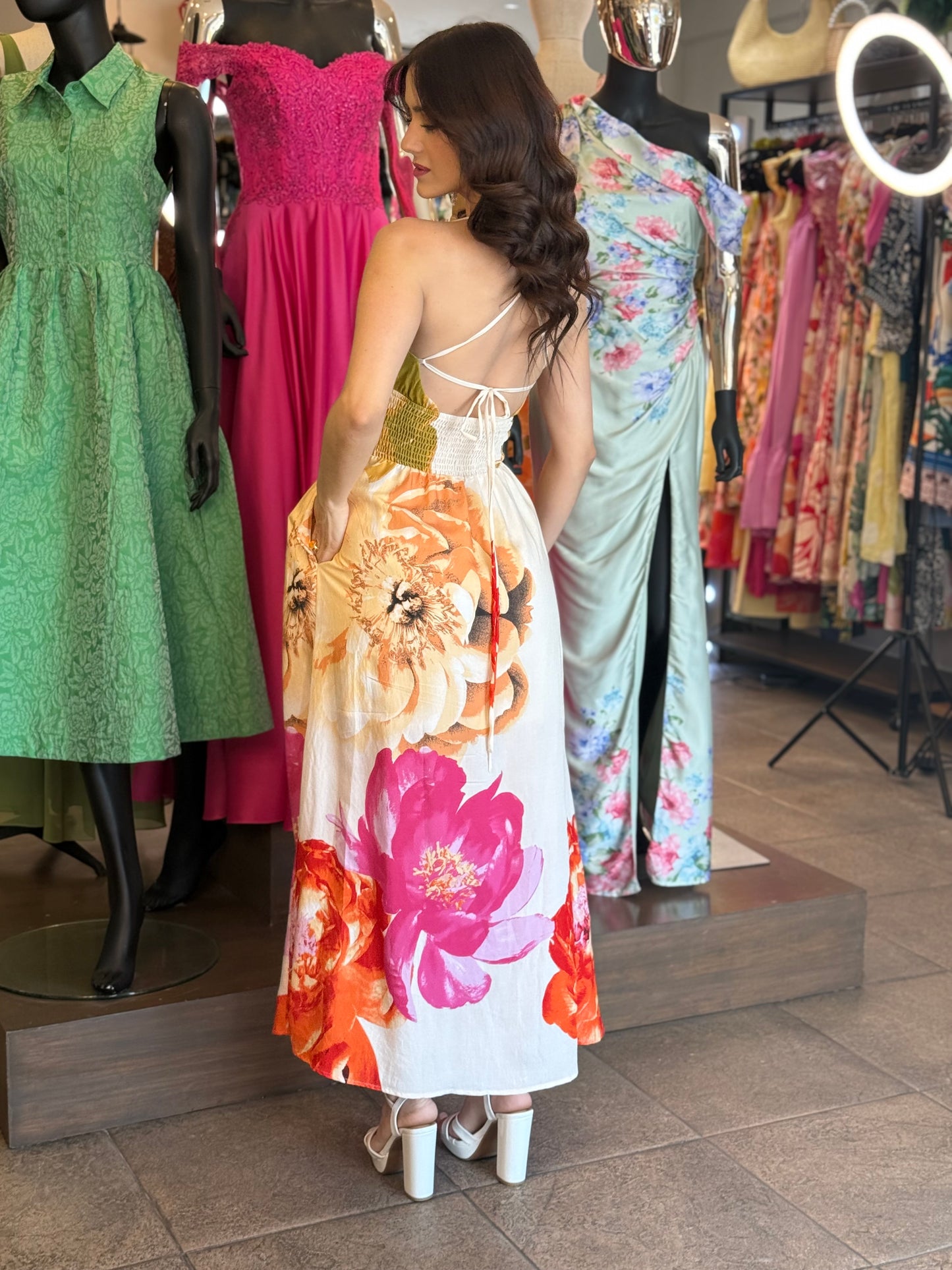 Sunset Garden Maxi Dress