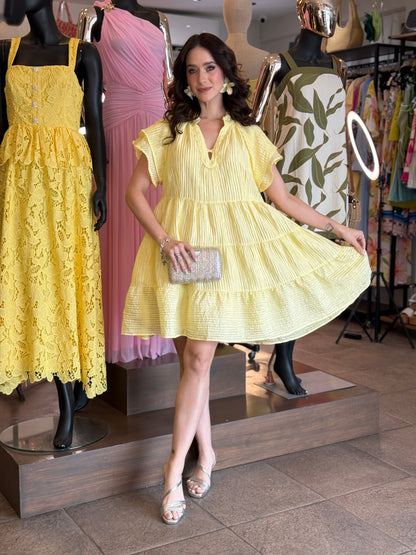 Buttercup Breeze Mini Dress