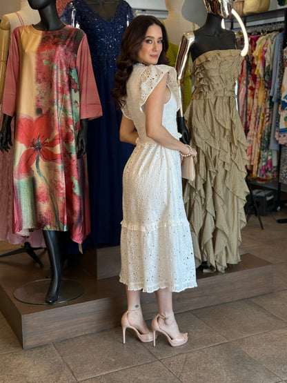 Ivory Garden Dress