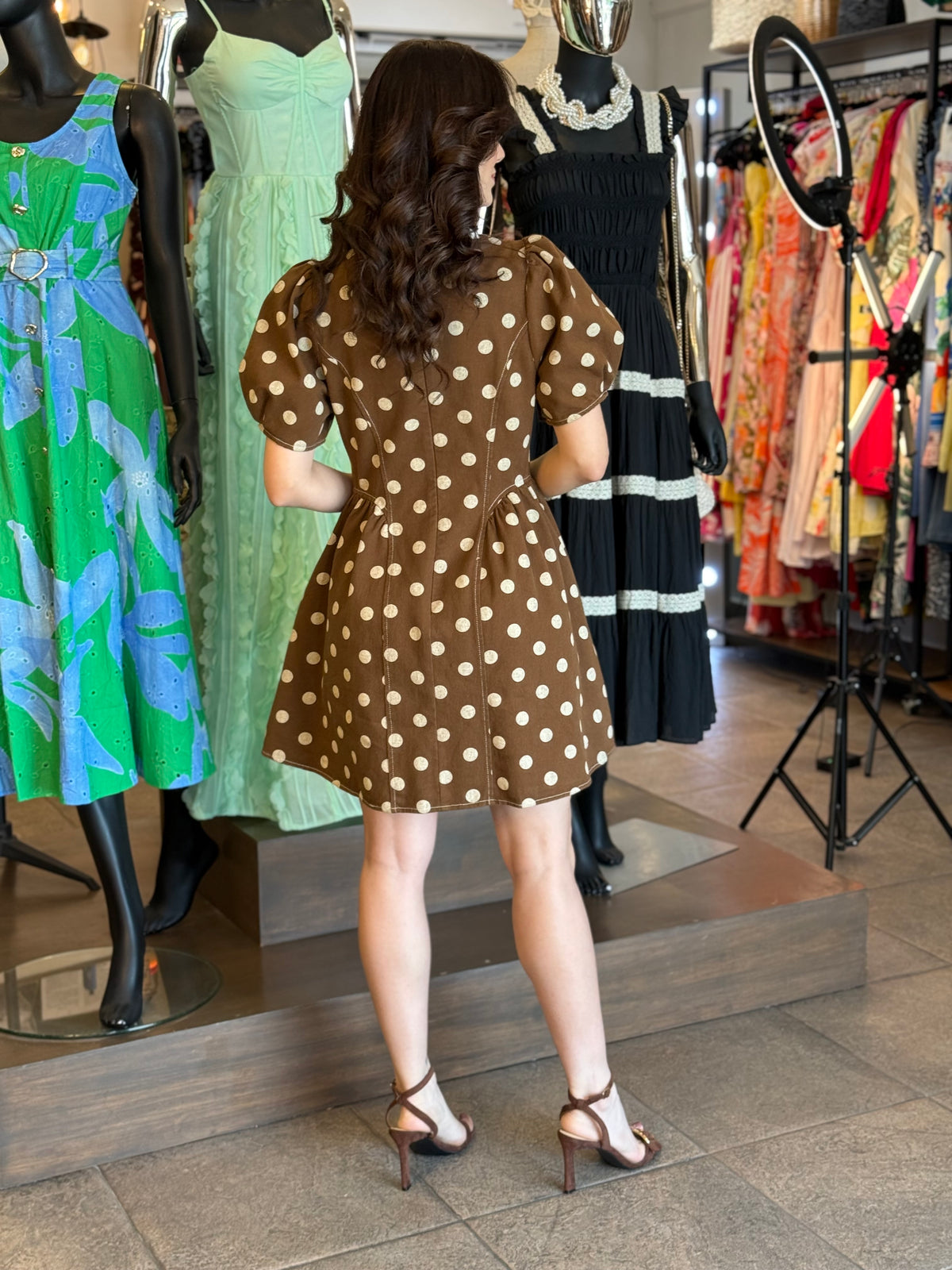 Cocoa Dots Dress
