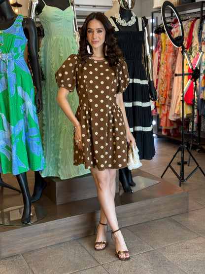 Cocoa Dots Dress