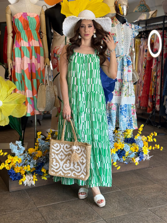 Vestido Green Mosaic
