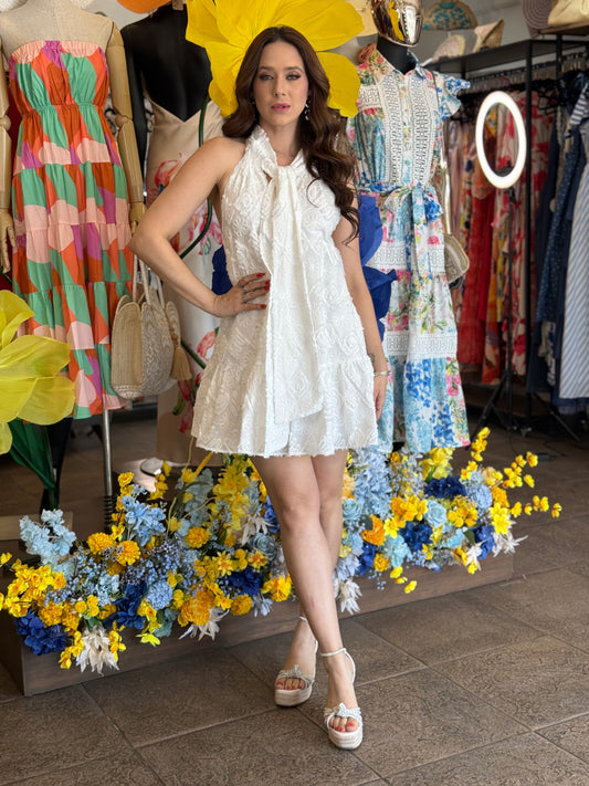 Vestido White Bloom