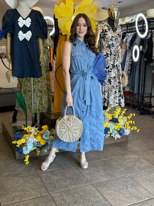 Denim Chic Dress
