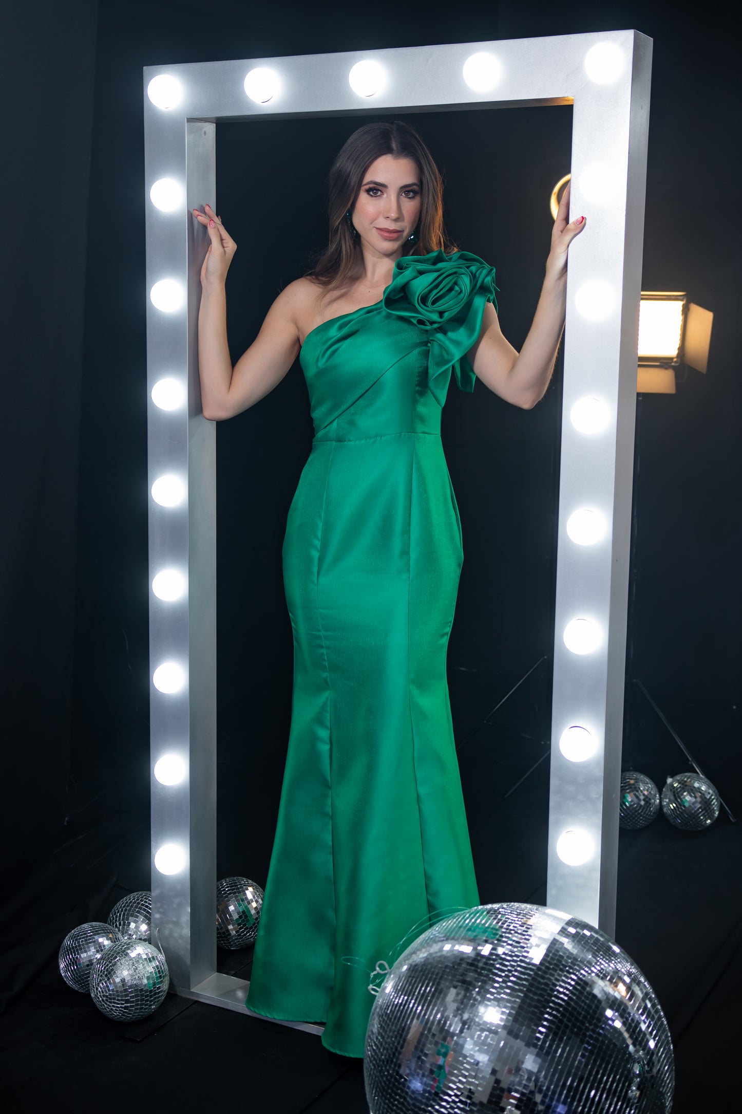 Green Blossom Gown