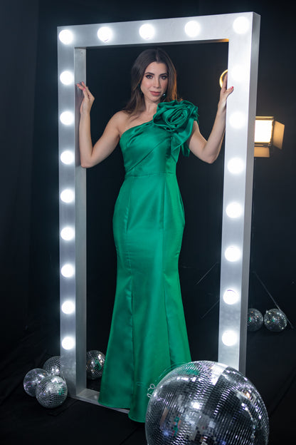 Green Blossom Gown