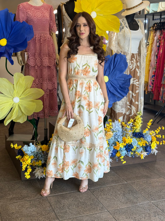 Peach Blossom Dress