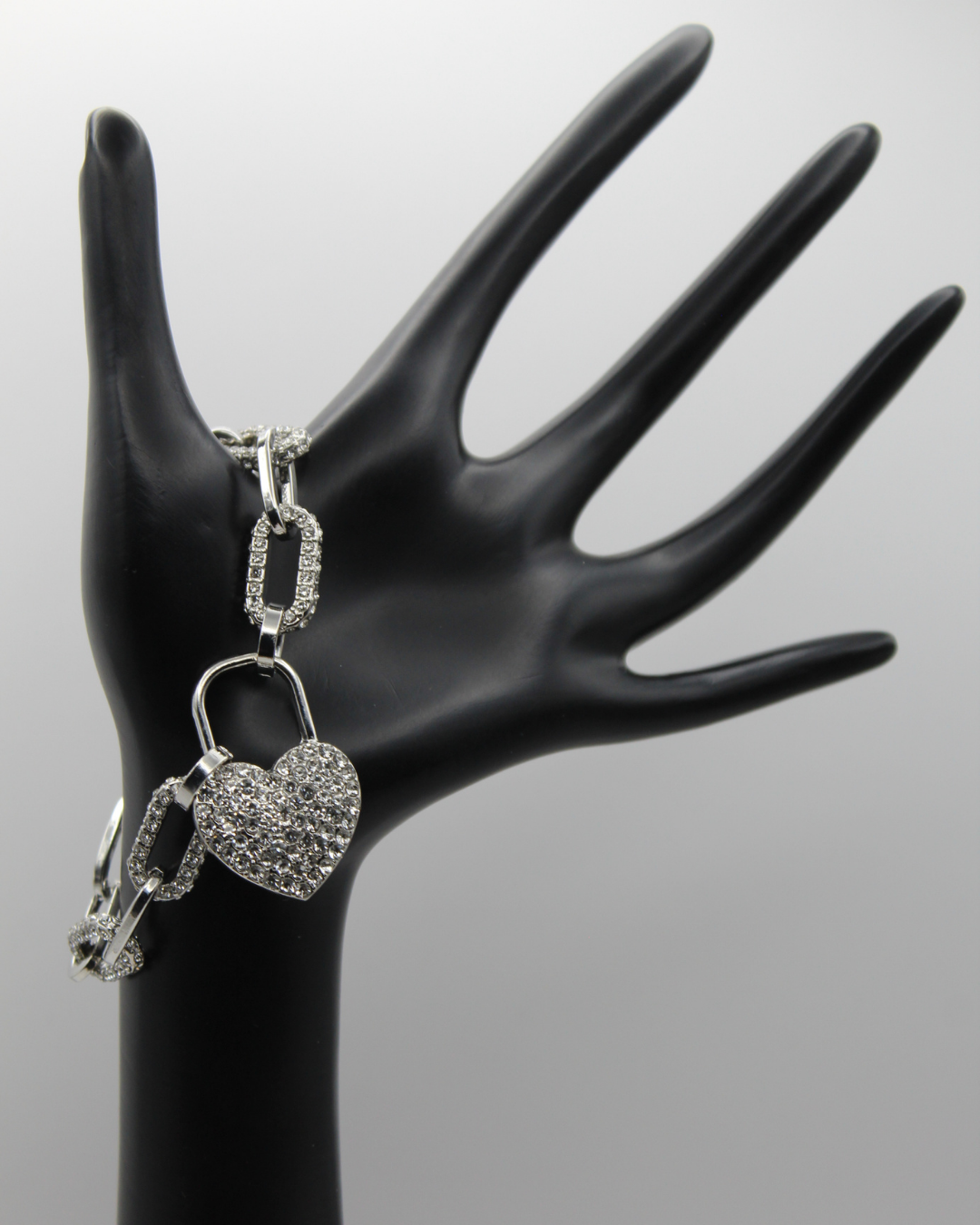 Crystal Heartlock Bracelet