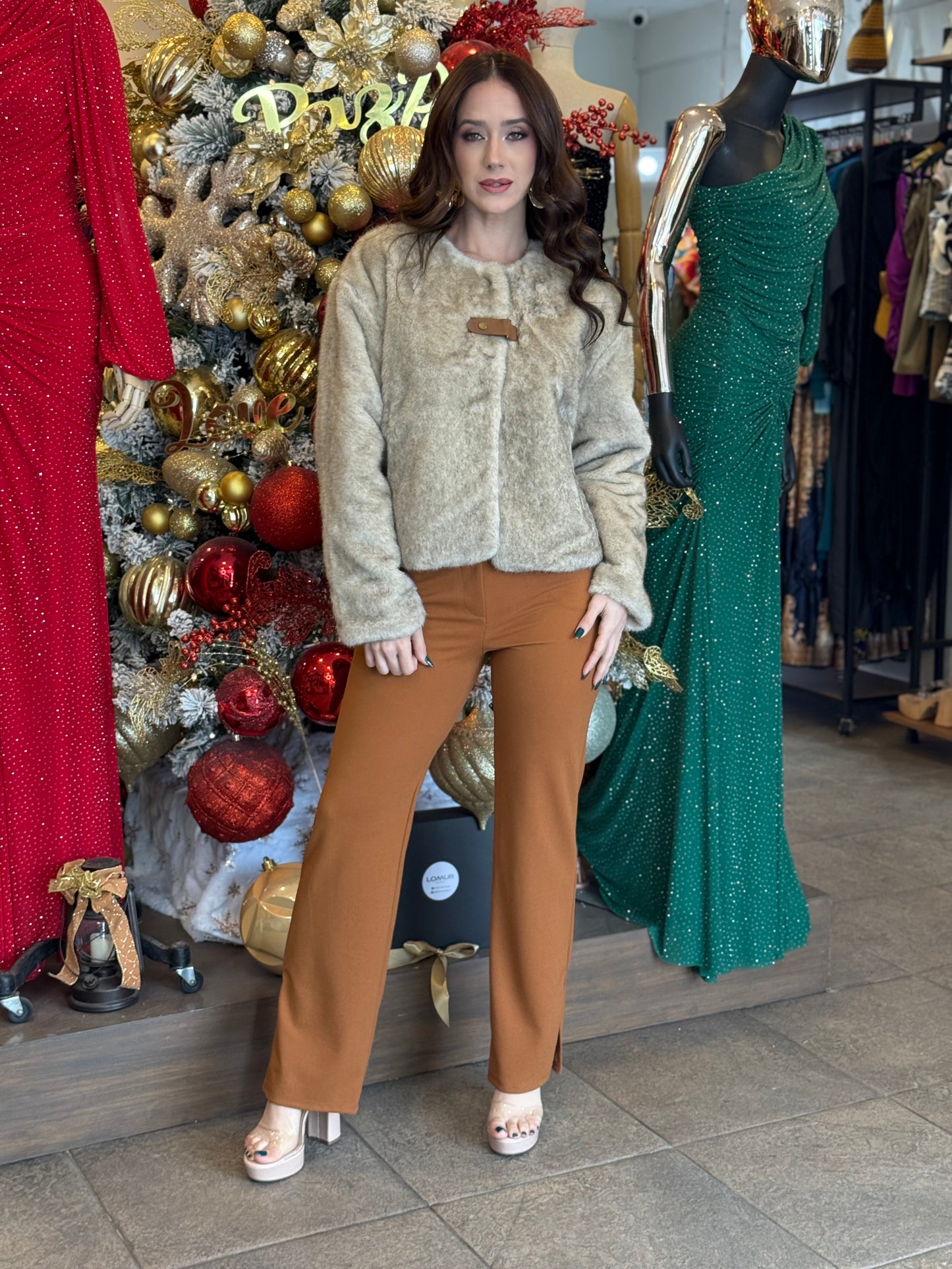 Winter Embrace Faux Fur Sweater