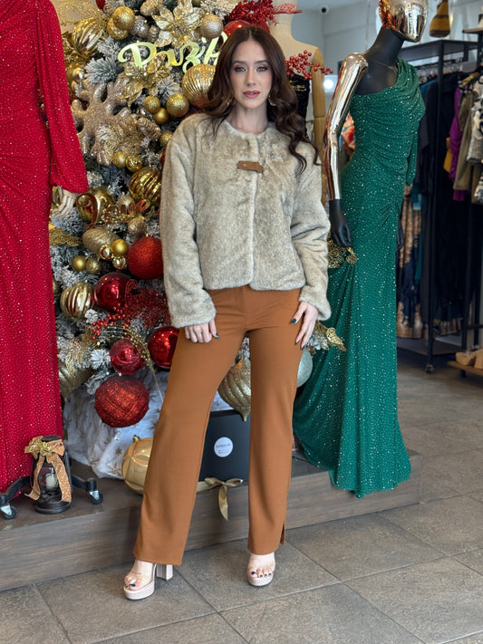 Winter Embrace Faux Fur Sweater