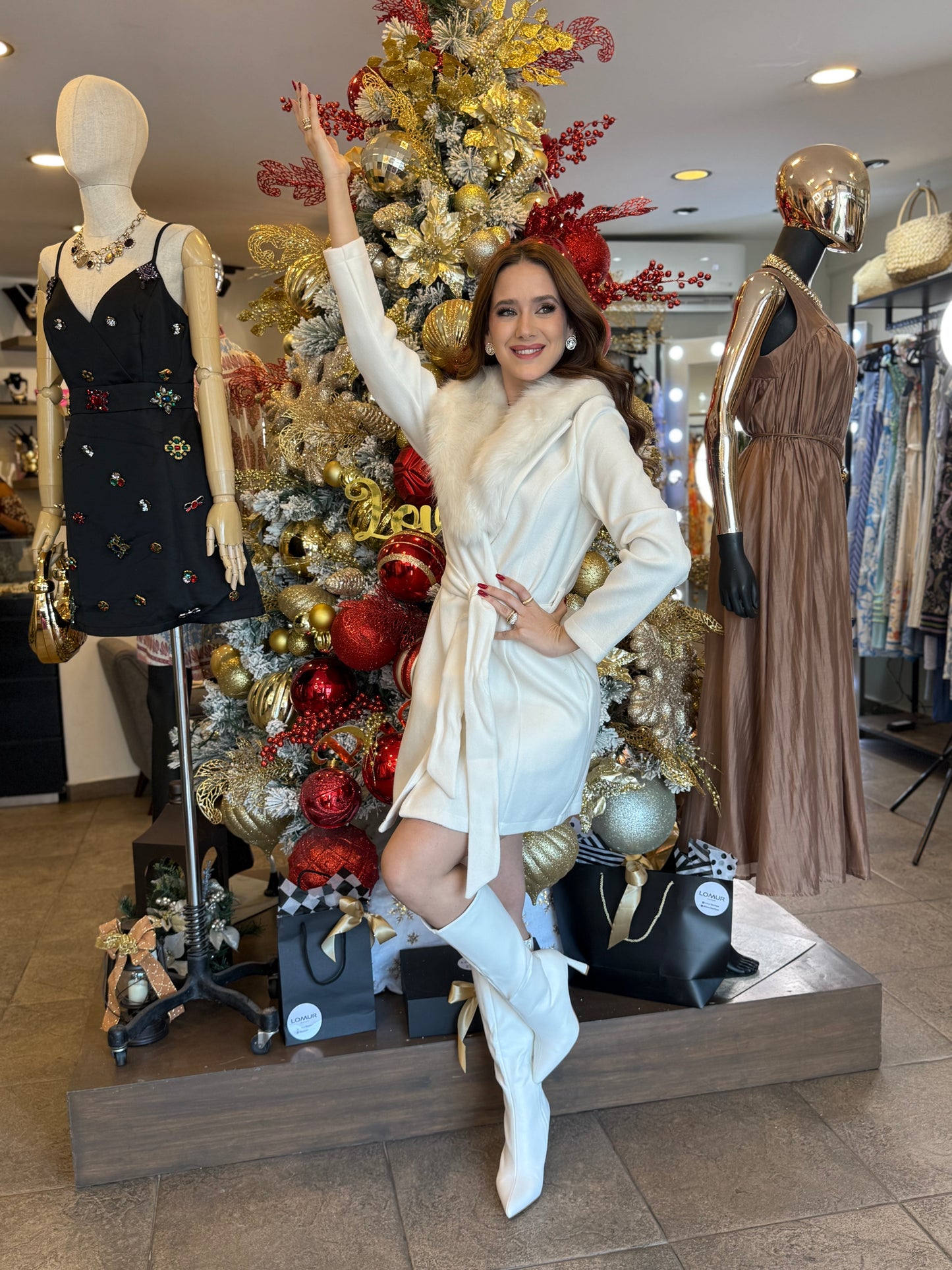 Snowfall Luxe Wrap Coat