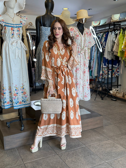 Terracotta Bloom Dress