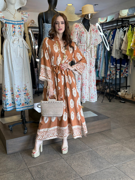 Terracotta Bloom Dress