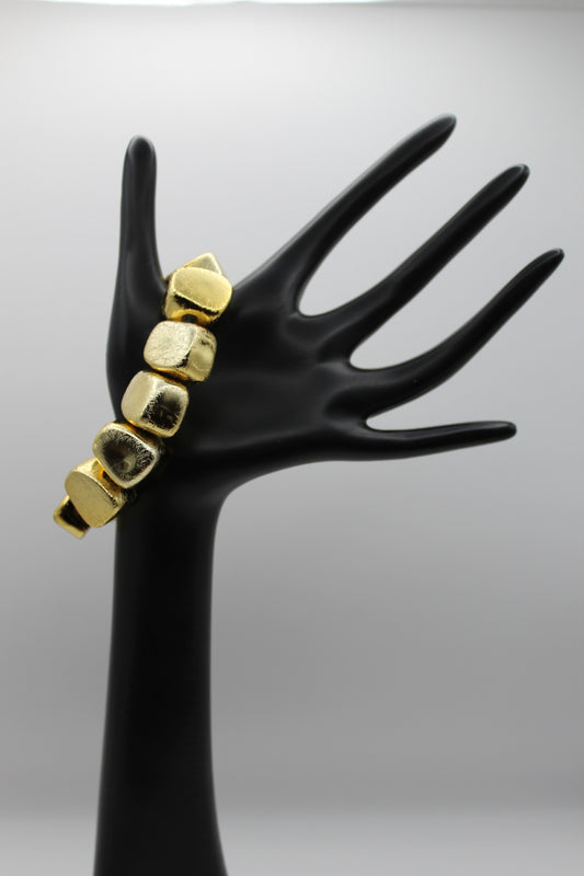 Golden Pebble Bracelet