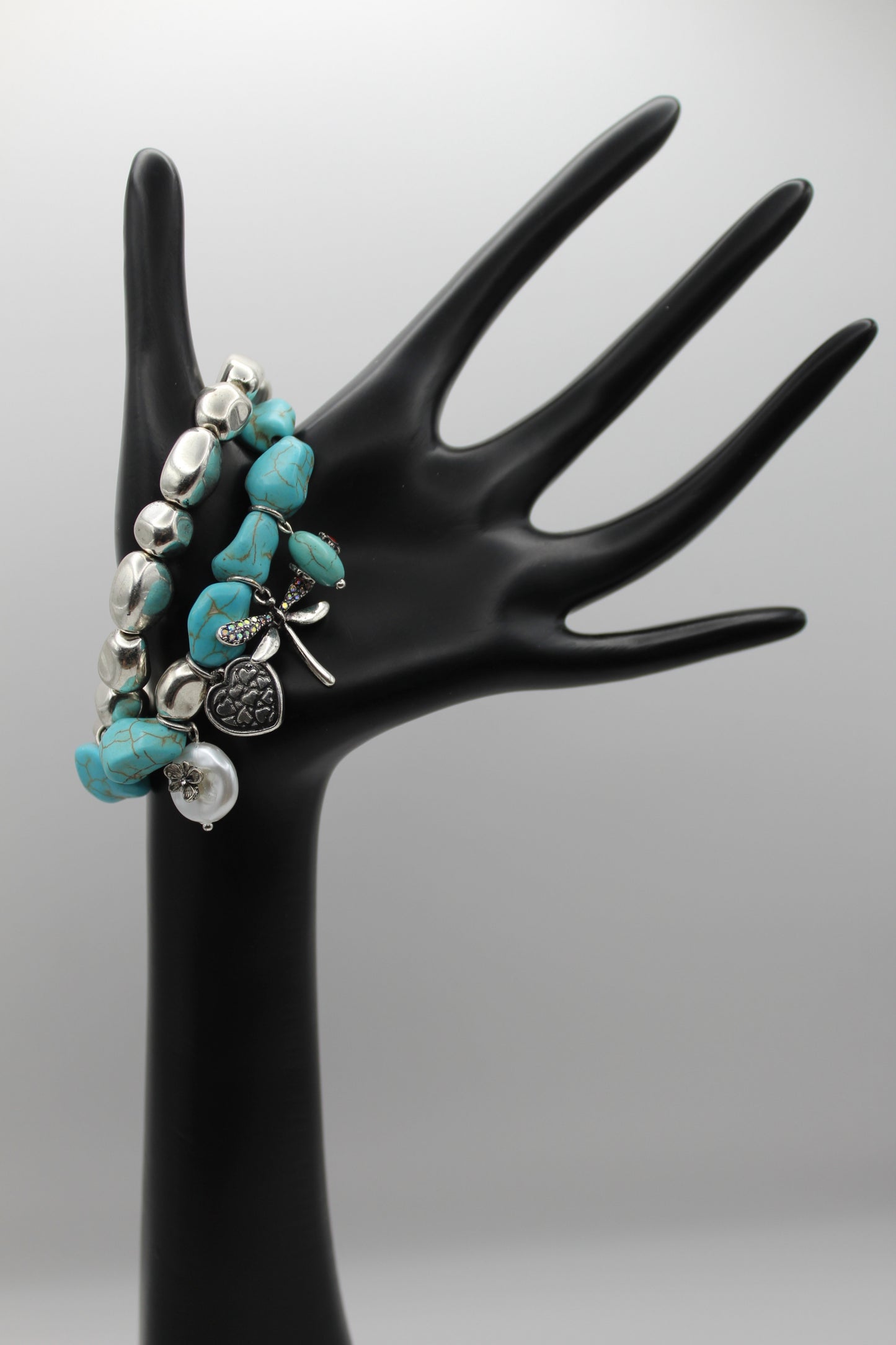 Turquoise Breeze Charm Set