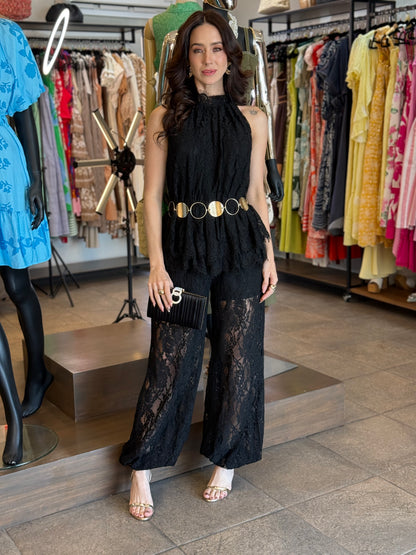 Midnight Lace Jumpsuit