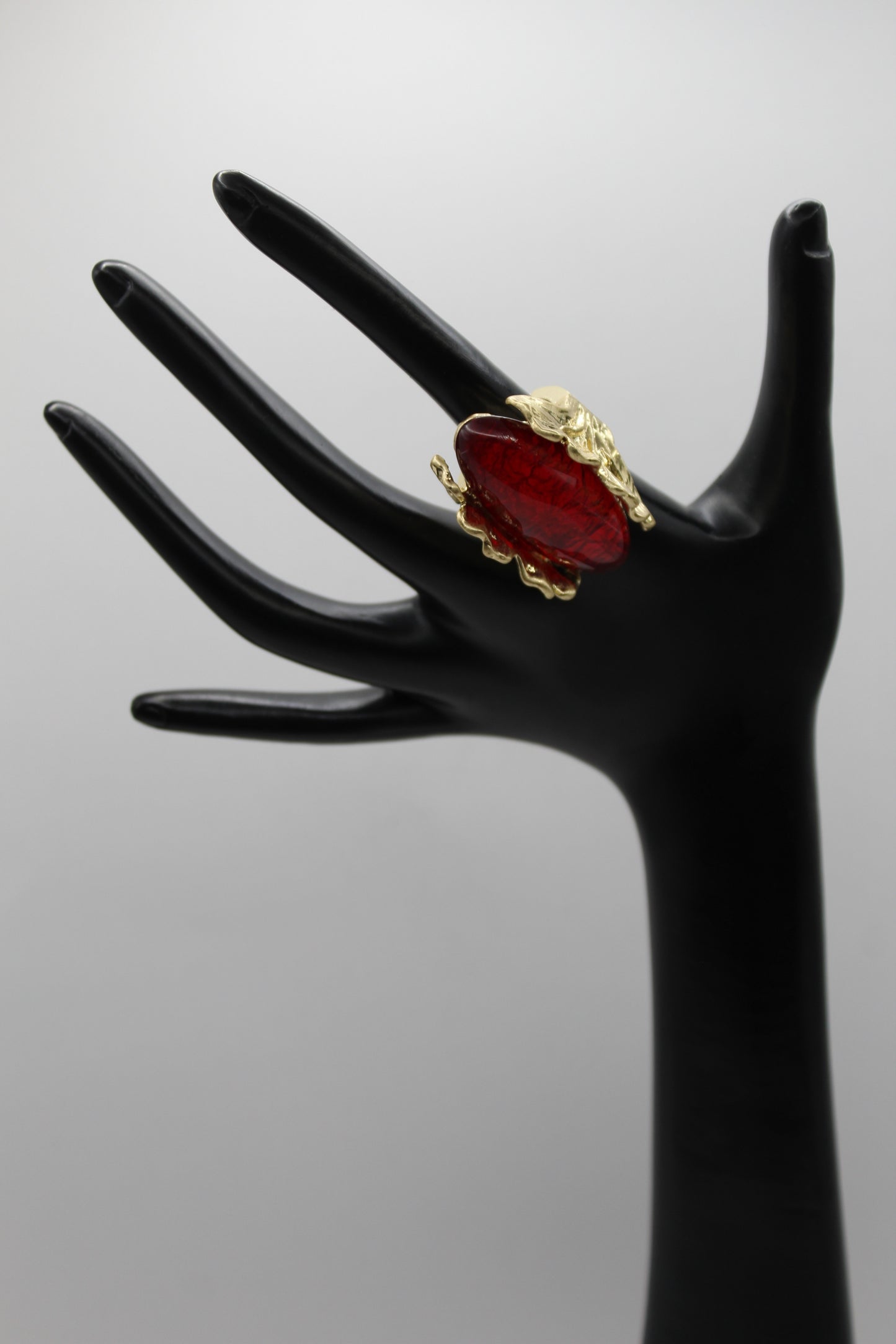 Crimson Dream Statement Ring