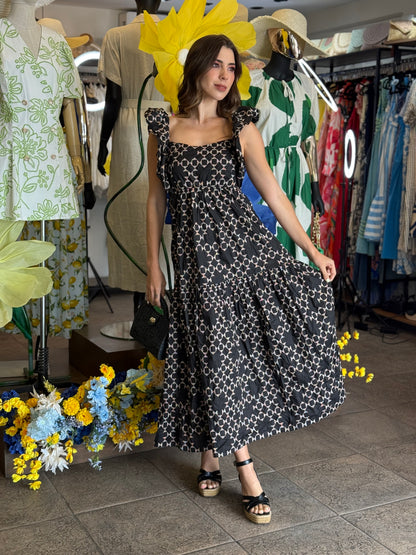 Noir Bloom Dress