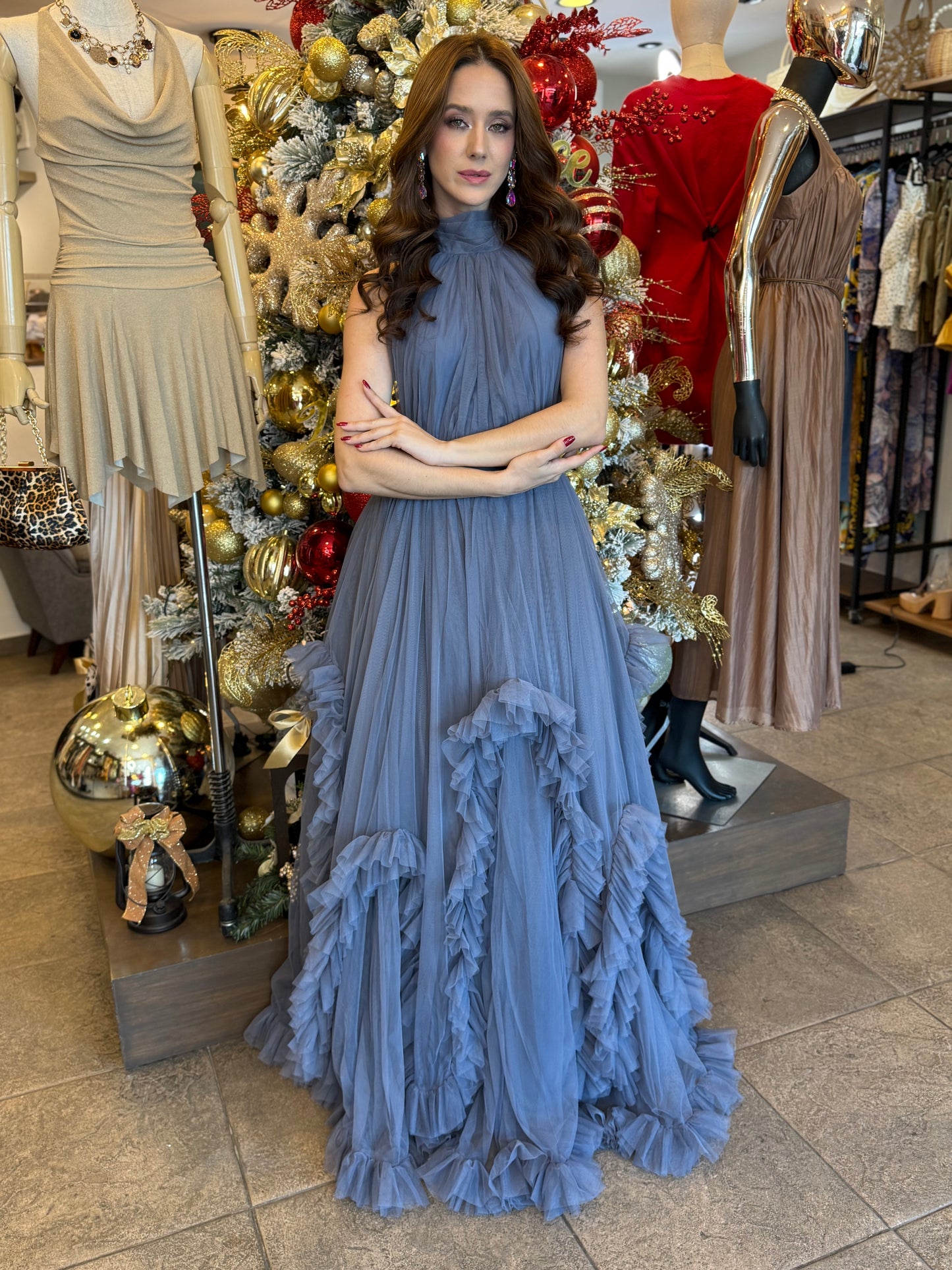 Moonlit Duchess Tulle Gown