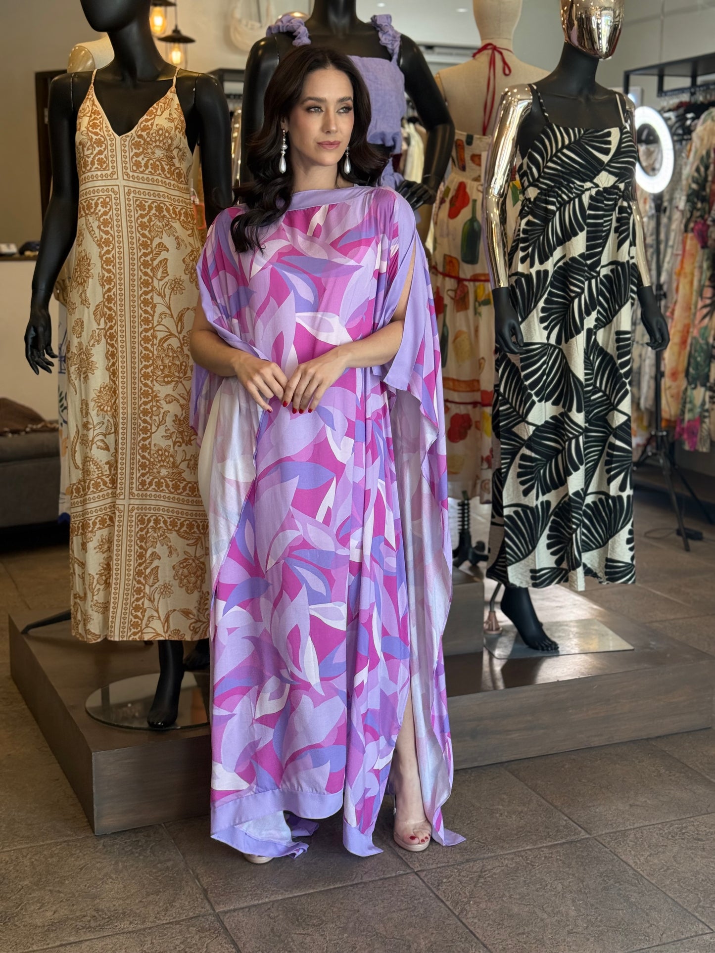 Lavender Mirage Maxi Dress