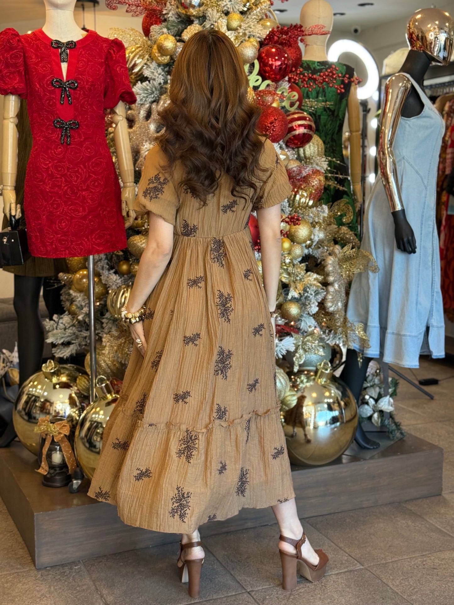 Whispering Amber Dress