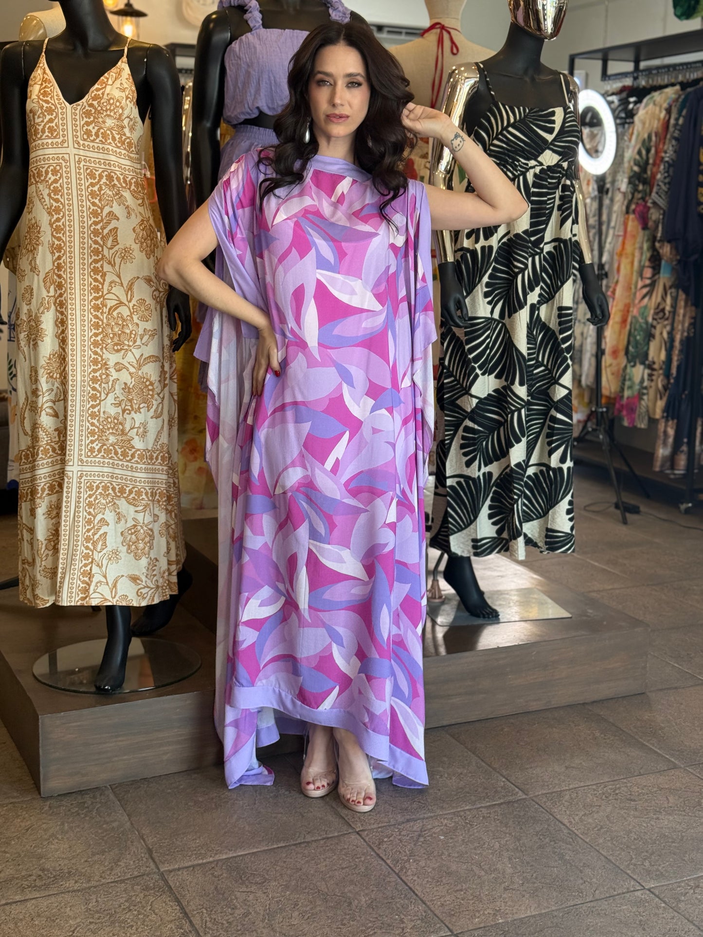 Lavender Mirage Maxi Dress