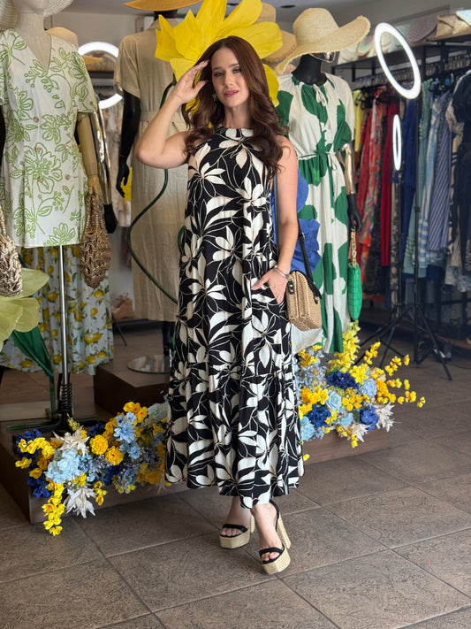 Midnight Bloom Dress