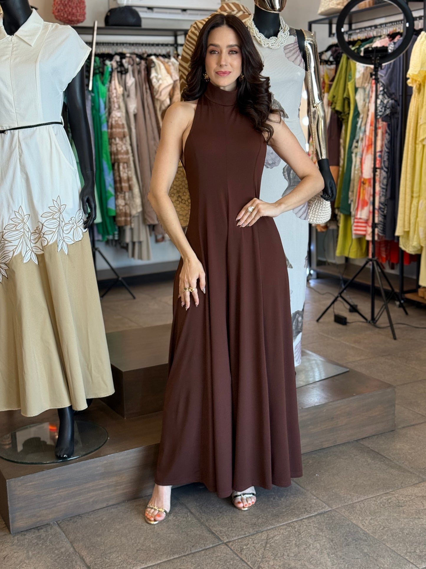 Mocha Grace Jumpsuit