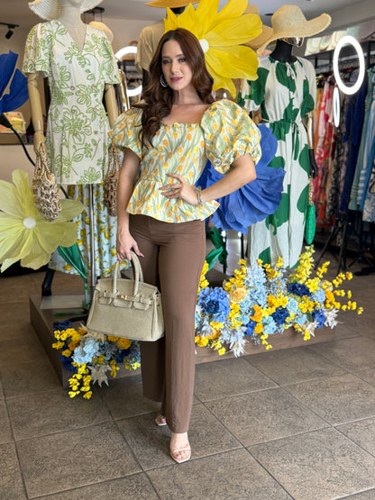Lemon Bloom Blouse