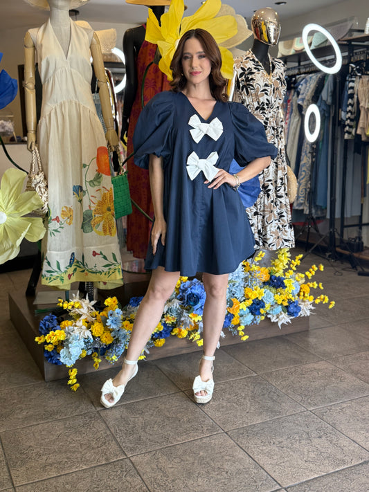 Midnight Bows Dress