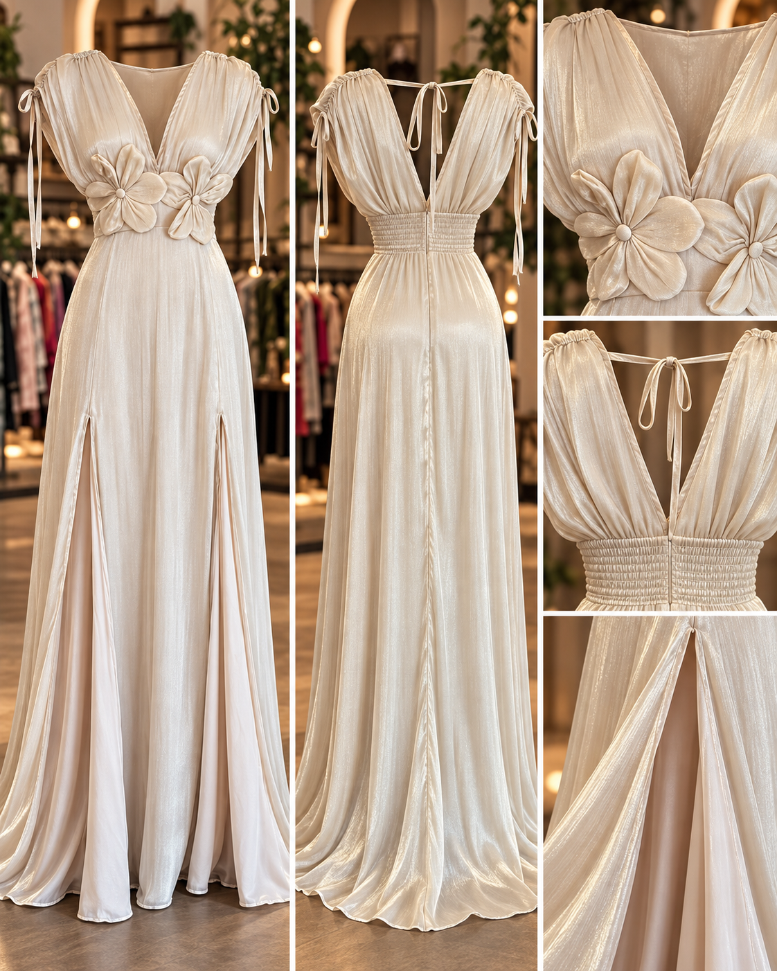 Ivory Blossom Gown